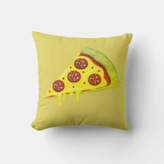 Smeltende Kaas Pepperoni Pizza Snede Kussen