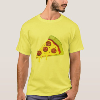 Smeltende Kaas Pepperoni Pizza Snede T-shirt