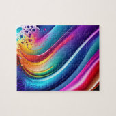 Smeltende Kleuren Splash Abstract Legpuzzel (Horizontaal)