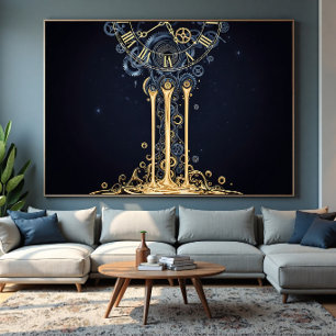 Smeltende Kosmische Klok Poster