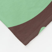 Smeltende Mint Chocolade Ijsvla Fleece Dekbed Deken (Hoek)