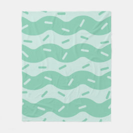 Smeltende Mint Ijs Fleece Deken