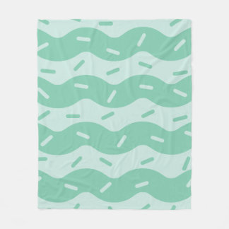 Smeltende Mint Ijs Fleece Deken