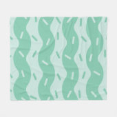 Smeltende Mint Ijs Fleece Deken (Voorkant (Horizontaal))