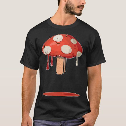 Smeltende paddenstoel Popsicle T-shirt (Voorkant)