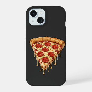 Smeltende Pepperoni Pizzapunt - Grappige Druppende iPhone 15 Case