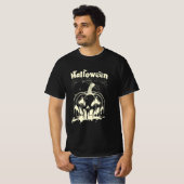 Smeltende Pompoen Halloween T-Shirt Design (Voorkant volledig)
