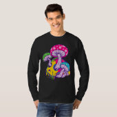 Smeltende psychedelische schedel t-shirt (Voorkant volledig)