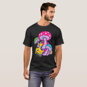 Smeltende psychedelische schedel t-shirt (Voorkant volledig)