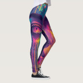Smeltende Realiteit Leggings – Trippy Psychedelisc (Rechts)