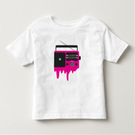 Smeltende Roze Radio Kinder Shirts