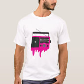 Smeltende Roze Radio T-shirt (Voorkant)