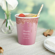 Smeltende Roze Roze Glitters Bruiloftsfeest