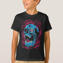 Smeltende Schedel: Psychedelische Horror T-shirt