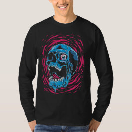 Smeltende Schedel: Psychedelische Horror T-shirt