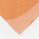 Smeltende Sinaasappel Ijs Fleece Deken (Hoek)