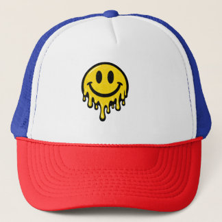 Smeltende Smiley Face Schuim Trucker Hoed Pet