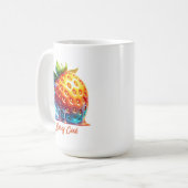 Smeltende Strawberry-Druppelende Kunst Koffiemok (Voorkant links)