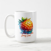 Smeltende Strawberry-Druppelende Kunst Koffiemok (Links)