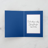 Smeltende verjaardagskaarsen kaart (Binnen)