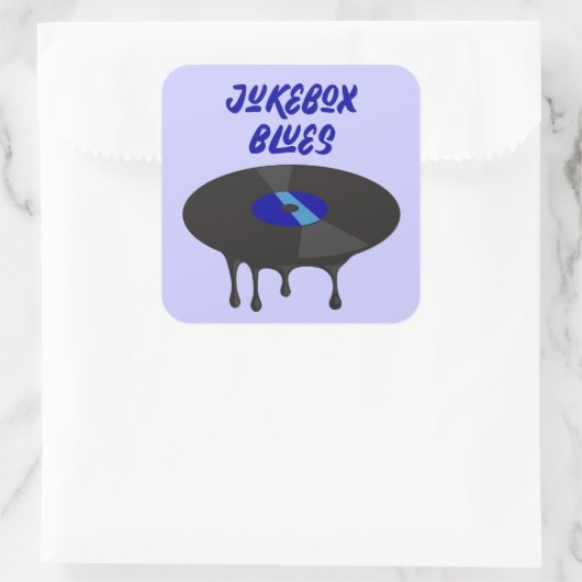 smeltende vinyl Sticker (Tas)