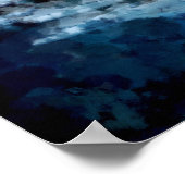 Smeltgolven van een overweldigende oceaan | Landsc Poster (Hoek)