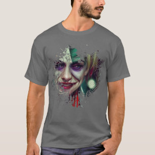 Smelting Cwn Scary Horror make-up ernstige splaats T-shirt