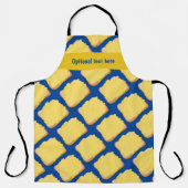 Smeltkaas op toast - voeg jouw naam toe voor gebru schort (Voorkant)