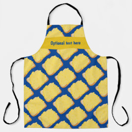 Smeltkaas op toast - voeg jouw naam toe voor gebru schort