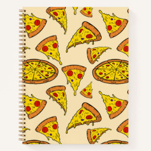 Smeltkaas Pizza Patroon Notitieboek