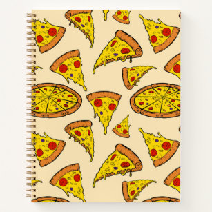 Smeltkaas Pizza Patroon Notitieboek