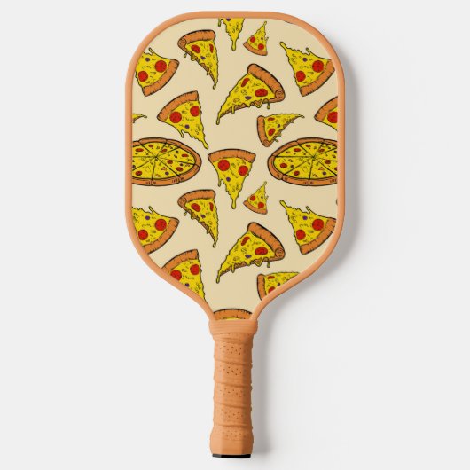 Smeltkaas Pizza Patroon Pickleball Paddle (Achterkant)