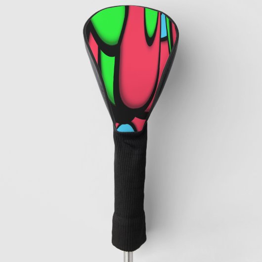 Smeltkleuren Golfheadcover (Voorkant)