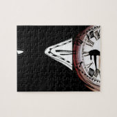 Smeltklokken surreaal zwart wit legpuzzel (Horizontaal)