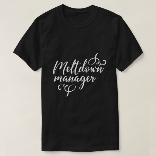 Smeltkroes Manager T-shirt (Design voorkant)