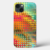 Smeltregenboog van het Stip Patroon Case-Mate iPhone Case (Achterkant)