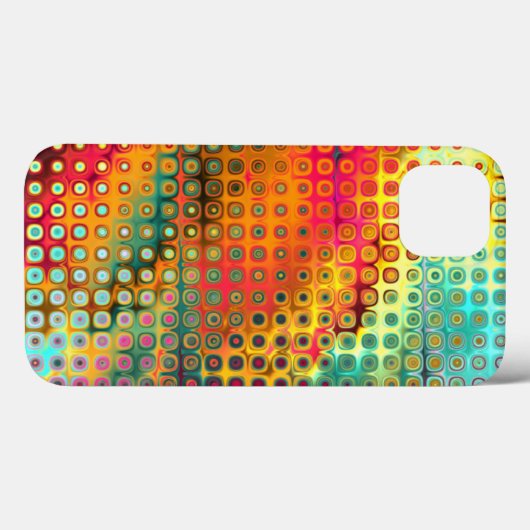 Smeltregenboog van het Stip Patroon Case-Mate iPhone Case (Achterkant (horizontaal))