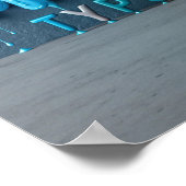 SMELTTYPOGRAFIE: een kleurrijk 3D-ontwerp Poster (Hoek)