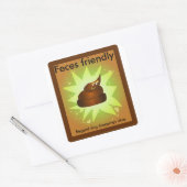 'Smeltvriendelijke' vuilnisbak kan plakken Vierkante Sticker (Envelop)