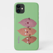 Smeltzingende zoete aardappelen cartoon-groenten Case-Mate iPhone case (Achterkant)
