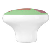 Smeltzingende zoete aardappelen cartoon-groenten keramische knop (Zijkant)