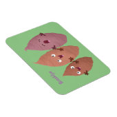 Smeltzingende zoete aardappelen cartoon-groenten magneet (Rechterzijde)