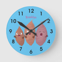 Smeltzingende zoete aardappelen cartoon-groenten