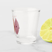 Smeltzingende zoete aardappelen cartoon-groenten shot glas (Rechts)