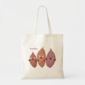 Smeltzingende zoete aardappelen cartoon-groenten tote bag (Voorkant)