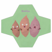 Smeltzingende zoete aardappelen cartoon-groenten voetbal (Enkel)