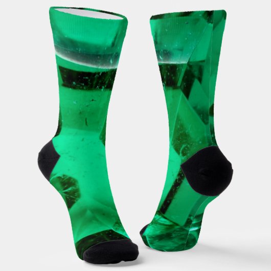 Smerald Crew Soks, voor St. Patrick's Dag Sokken (Gebogen)