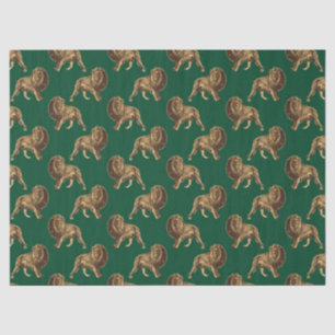 Smerald en Goud Safari Serie Ontwerp 13 Tissuepapier