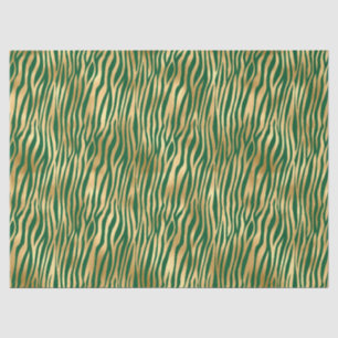 Smerald en Goud Safari Serie Ontwerp 14 Tissuepapier