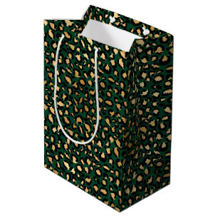 Smerald en Goud Safari Serie Ontwerp 1 Medium Cadeauzakje